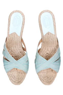Women Stubbs & Wootton Heel<Aqua (Kelly)