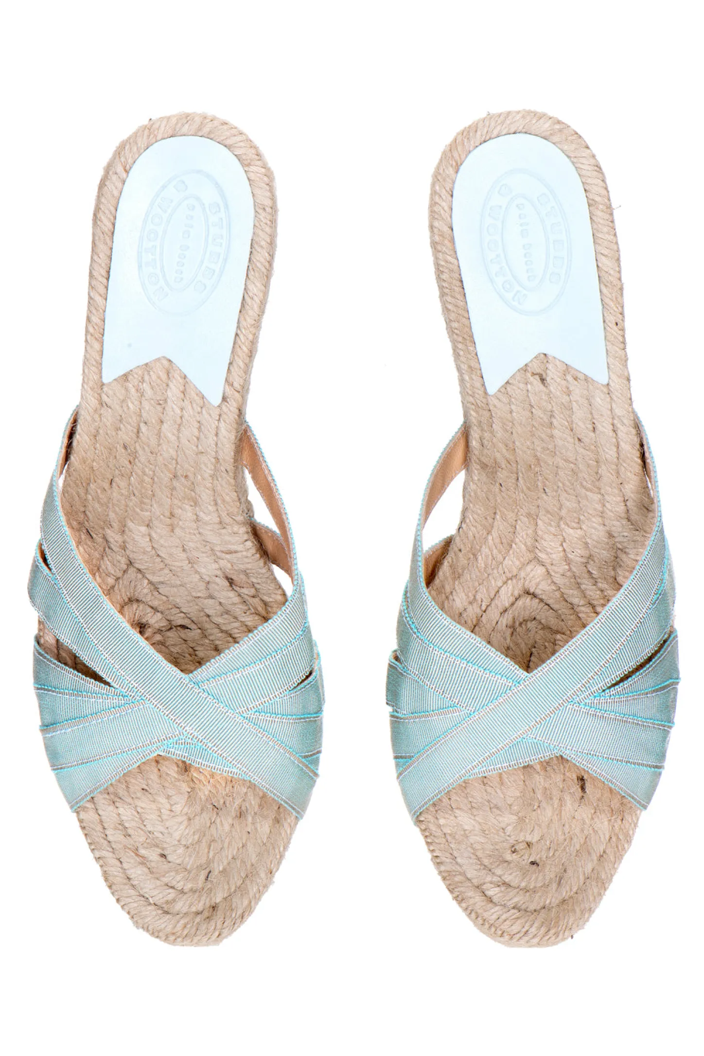 Women Stubbs & Wootton Heel<Aqua (Kelly)