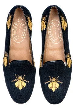Stubbs & Wootton Slipper<Bee Needlepoint Slipper (Men)