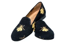 Women Stubbs & Wootton Slipper<Bee Needlepoint Slipper (Women)