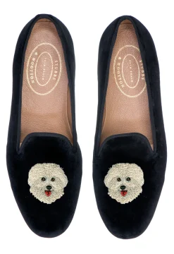 Women Stubbs & Wootton Slipper<Bichon Frise (Women)