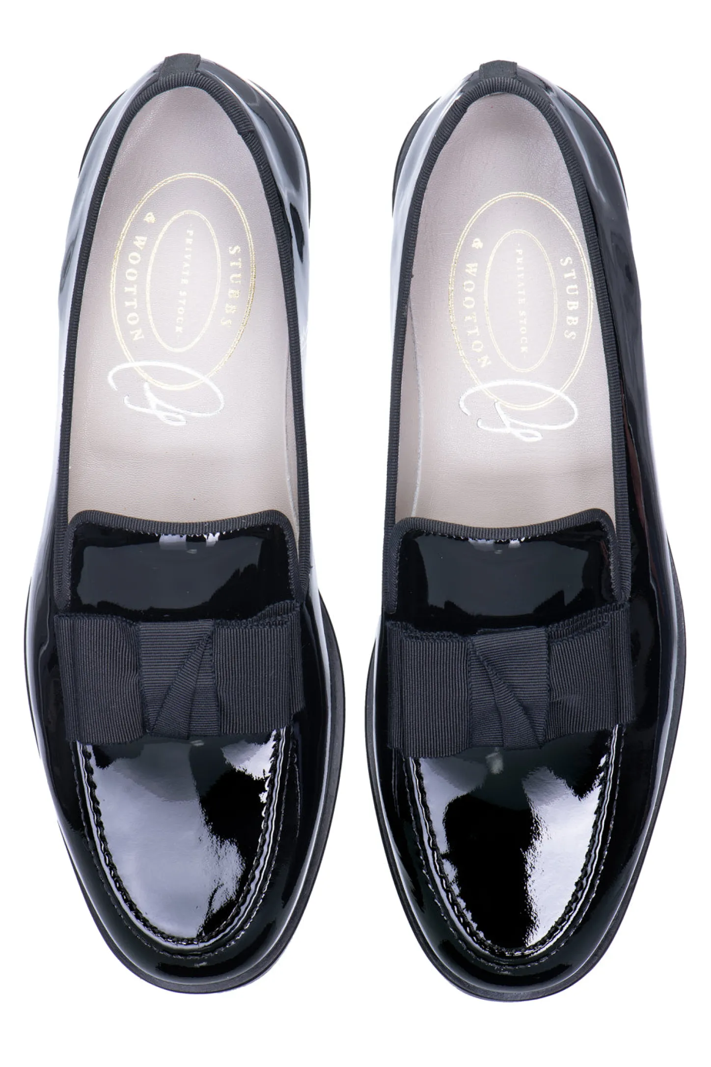 Stubbs & Wootton Venetian<Bow Patent Leather Venetian (Men)