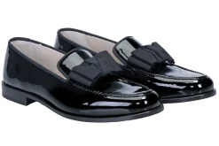 Stubbs & Wootton Venetian<Bow Patent Leather Venetian (Men)