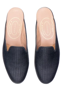 Women Stubbs & Wootton Mule|Slipper<Raffia Mule (Women)