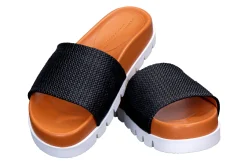 Women Stubbs & Wootton Slide<Raffia Slip (Women)