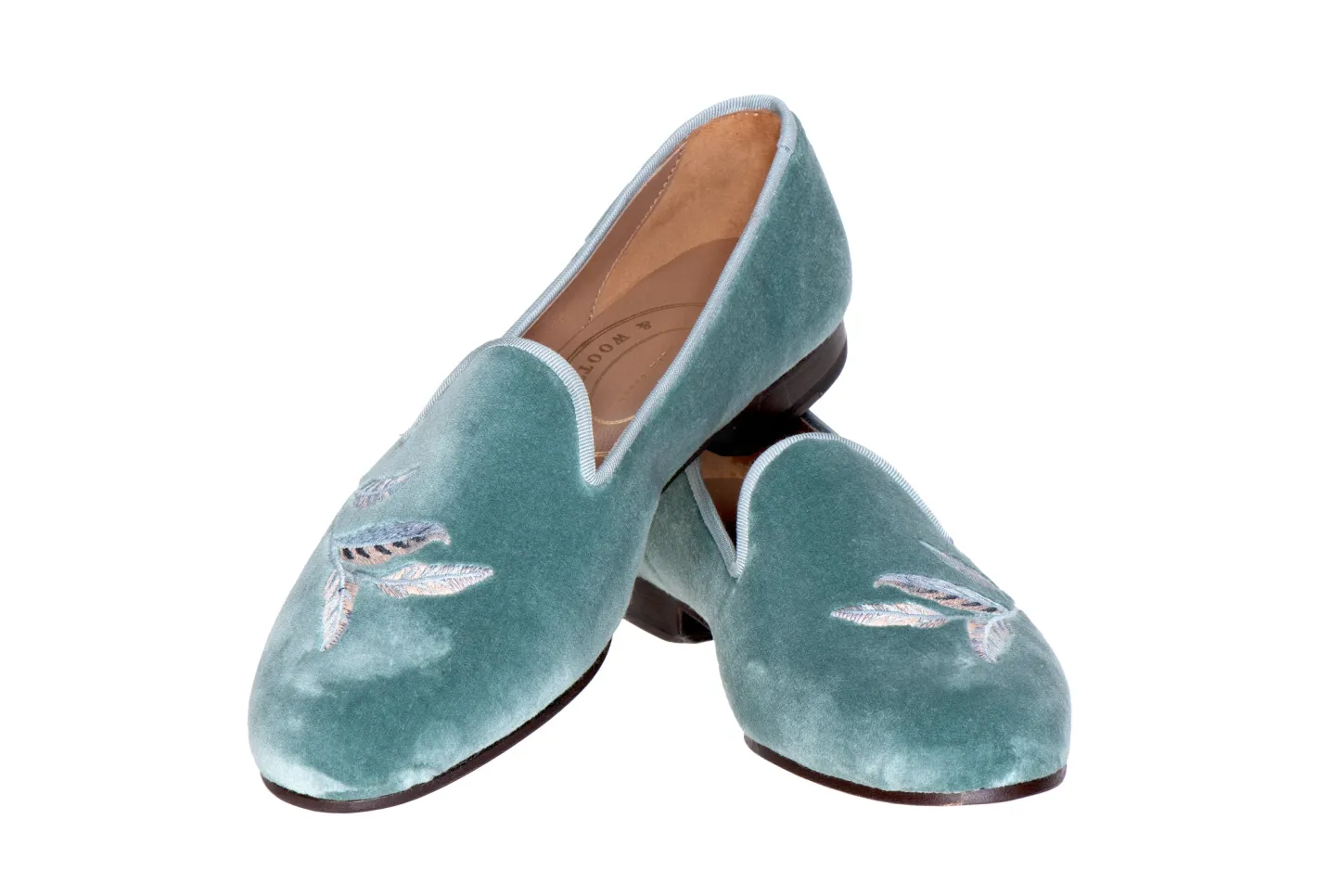 Women Stubbs & Wootton Slipper<Broadleaf Celeste (Women)