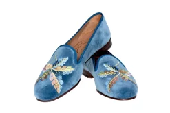 Women Stubbs & Wootton Slipper<Broadleaf Ink (Women)