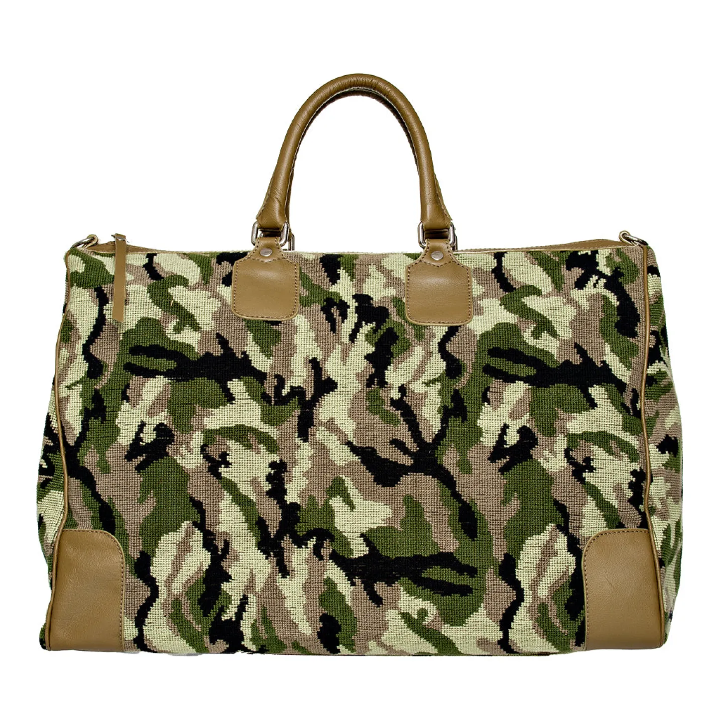 Stubbs & Wootton Weekenders<Camo Needlepoint Weekender