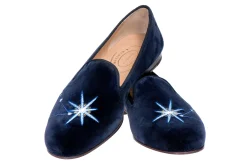 Women Stubbs & Wootton Slipper<Capricorn Velvet Slipper (Women)