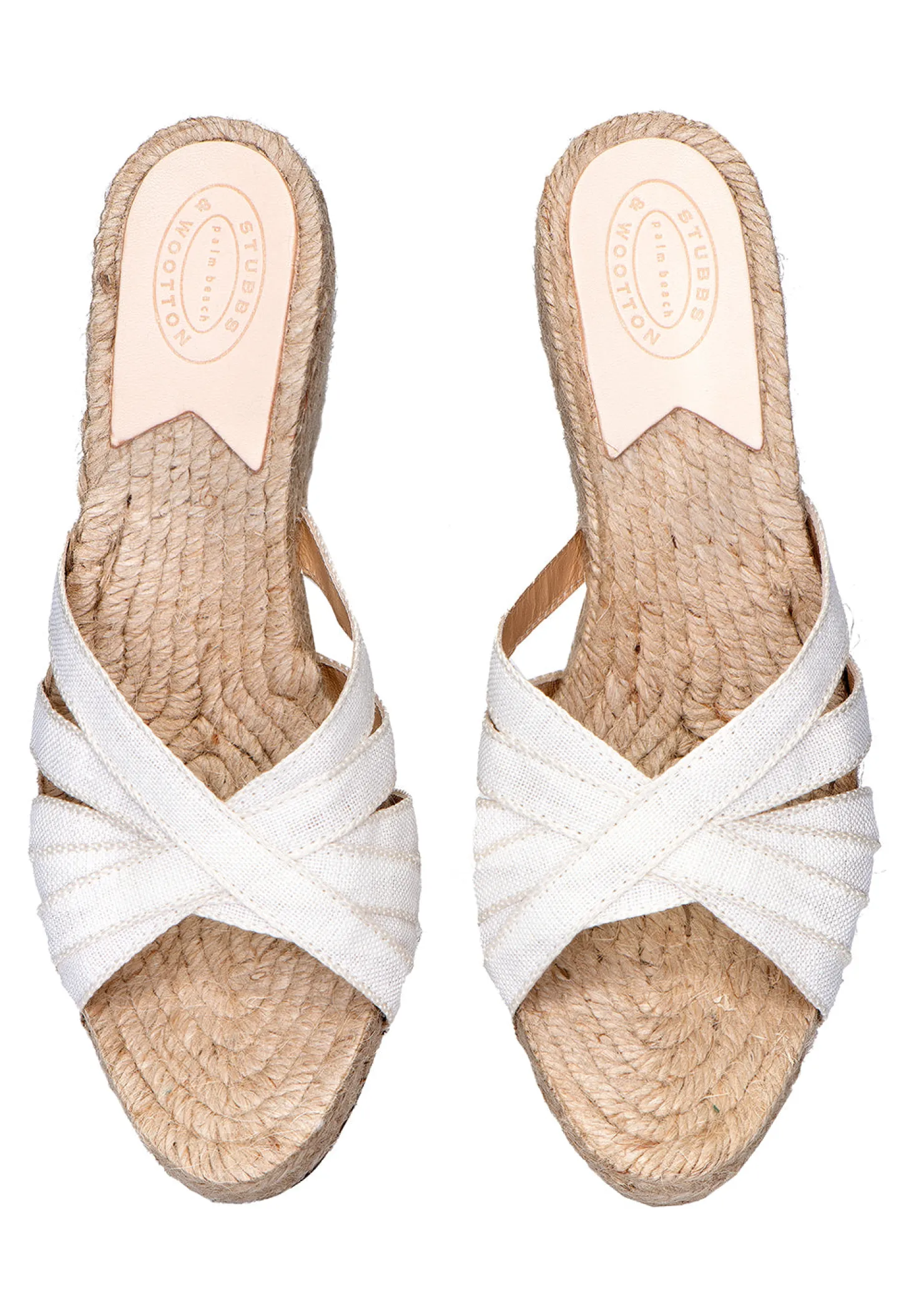 Women Stubbs & Wootton Heel<Crema (Grace)