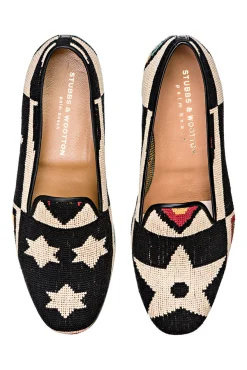 Stubbs & Wootton Slipper<Crest Needlepoint Slipper (Wide)