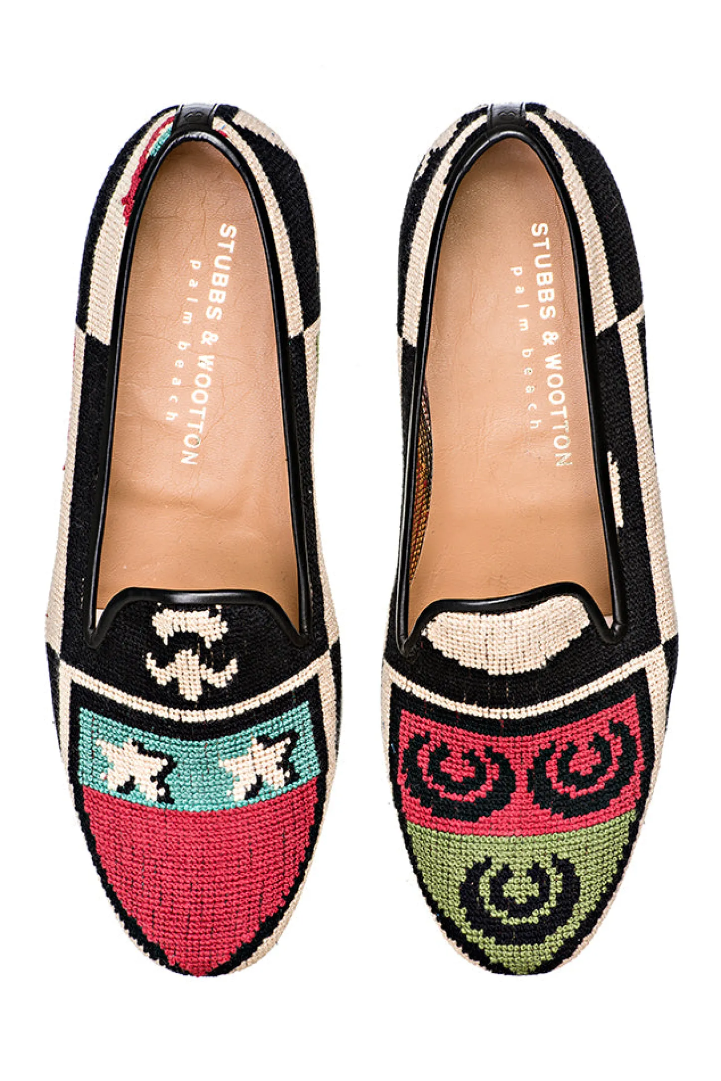 Stubbs & Wootton Slipper<Crest Needlepoint Slipper (Men)