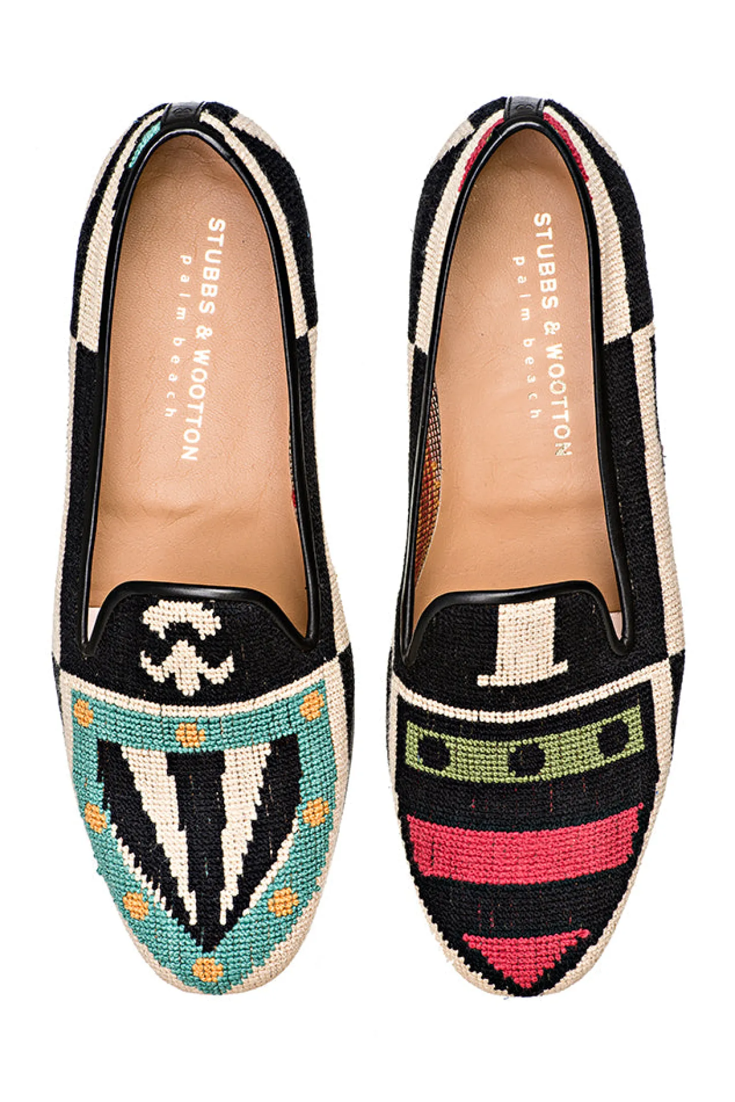 Women Stubbs & Wootton Slipper<Crest Needlepoint Slipper (Narrow)