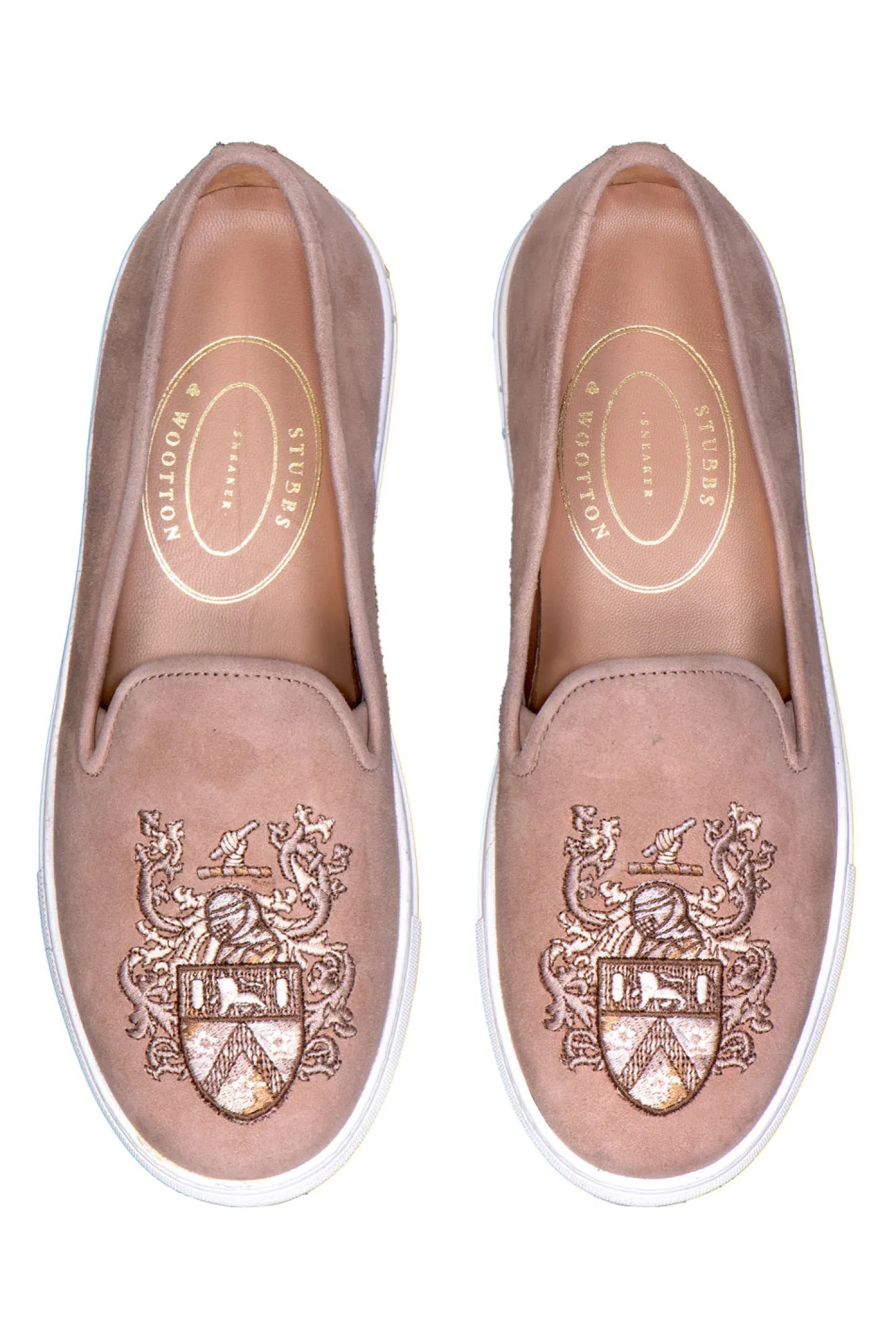 Women Stubbs & Wootton Sneaker<Crest Taupe Suede Sneaker (Women)