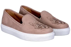 Women Stubbs & Wootton Sneaker<Crest Taupe Suede Sneaker (Women)