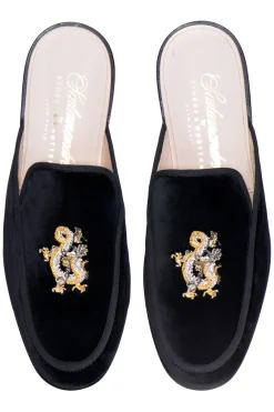 Stubbs & Wootton Mule<Dragon Noir (Men)