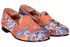 Women Stubbs & Wootton Slipper<Dynasty Persimmon (Women)