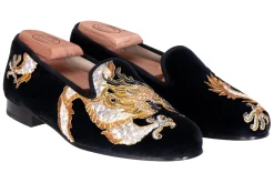 Women Stubbs & Wootton Slipper<Emperor Noir (Women)