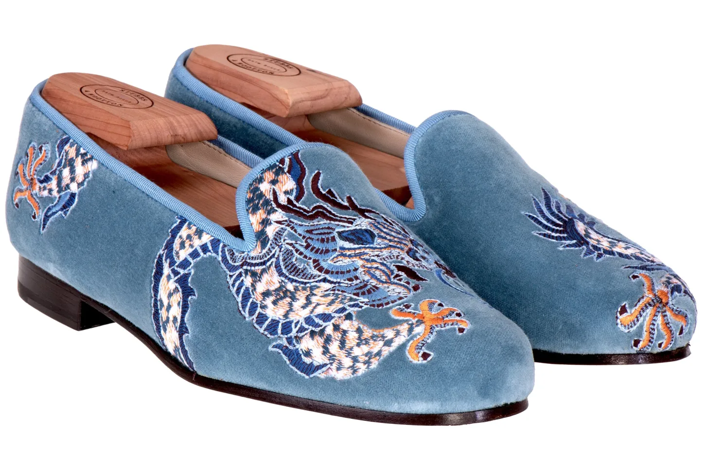 Women Stubbs & Wootton Slipper<Emperor Sky (Women)