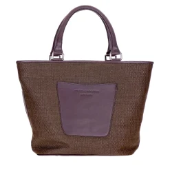 Stubbs & Wootton Mini Totes<Espresso Raffia Midi Tote