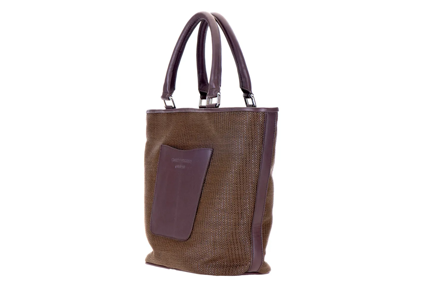 Stubbs & Wootton Mini Totes<Espresso Raffia Midi Tote