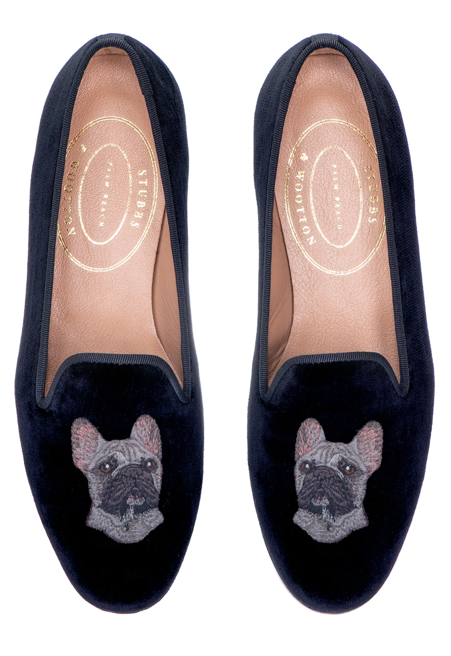 Stubbs & Wootton Slipper<French Bulldog Grey (Men)
