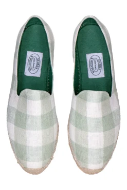 Women Stubbs & Wootton Espadrille<Gingham Willow (Women)