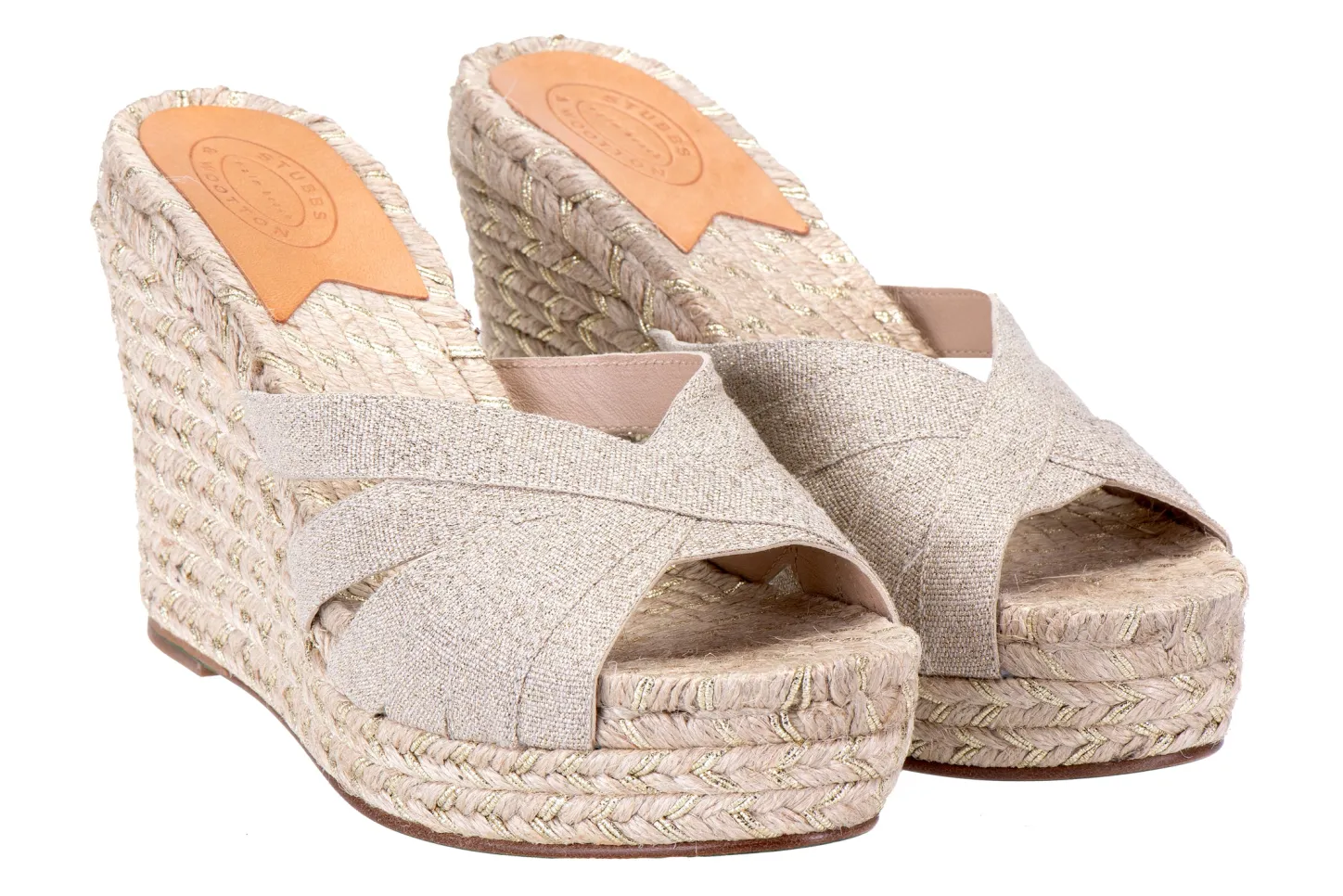 Women Stubbs & Wootton Heel<Braid (Kelly)