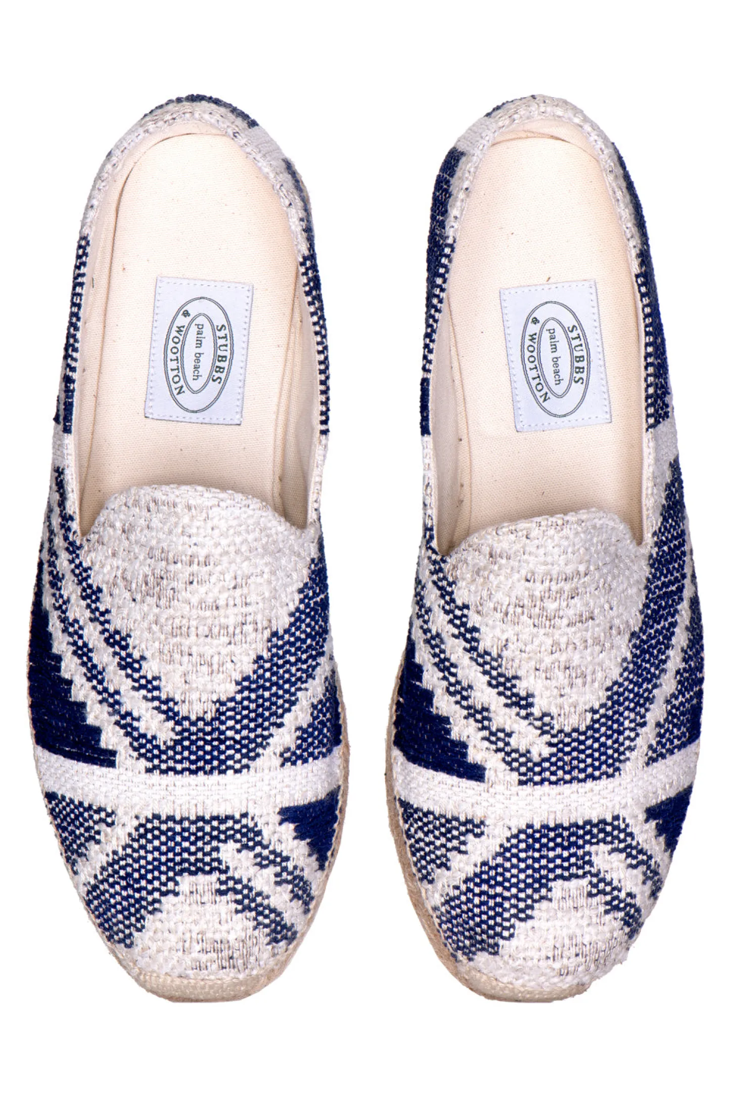 Women Stubbs & Wootton Espadrille<Jacquard Indigo Gatsby (Women)