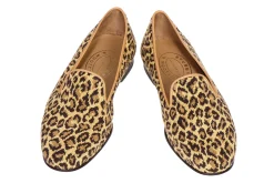 Stubbs & Wootton Slipper<Jane Leopard Needlepoint Slipper (Wide)