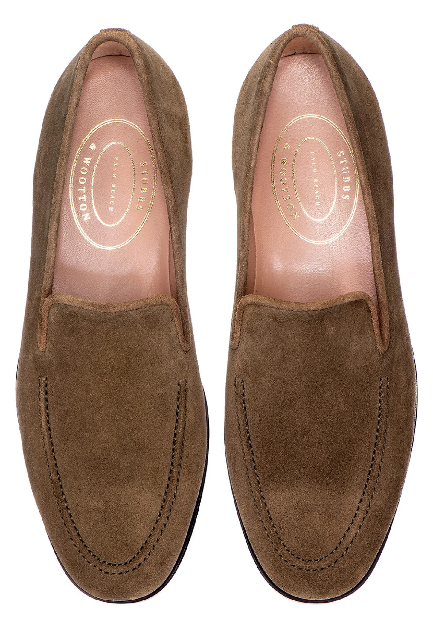 Stubbs & Wootton Venetian<Khaki Suede Venetian (Men)