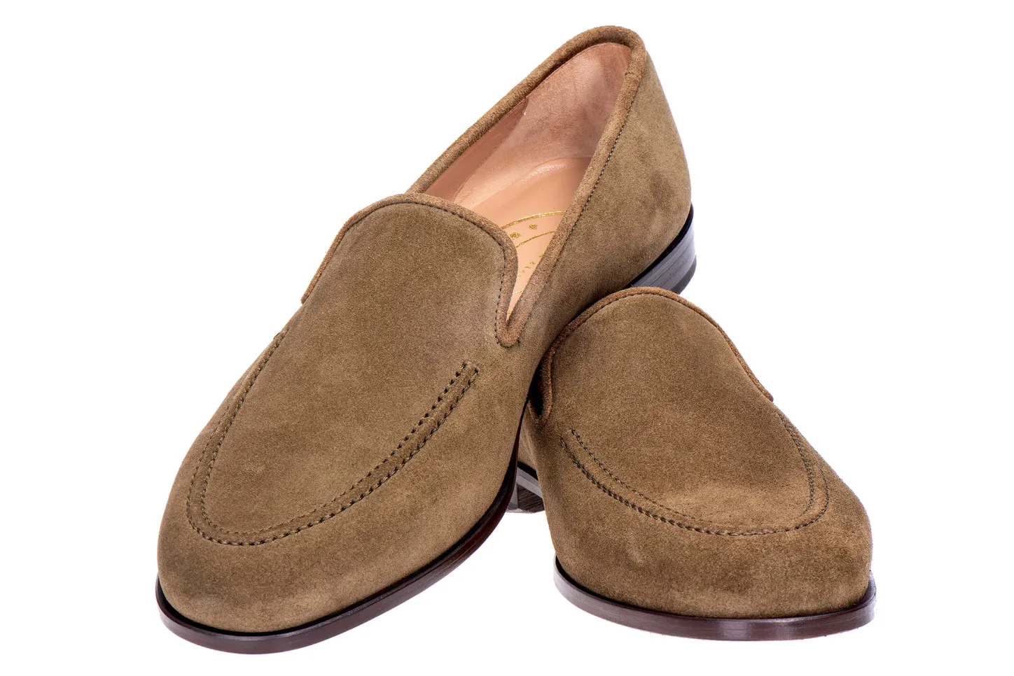 Stubbs & Wootton Venetian<Khaki Suede Venetian (Men)