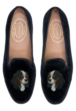 Women Stubbs & Wootton Slipper<King Charles Cavalier (Women)