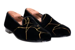 Stubbs & Wootton Slipper<Kintsugi Noir (Men)