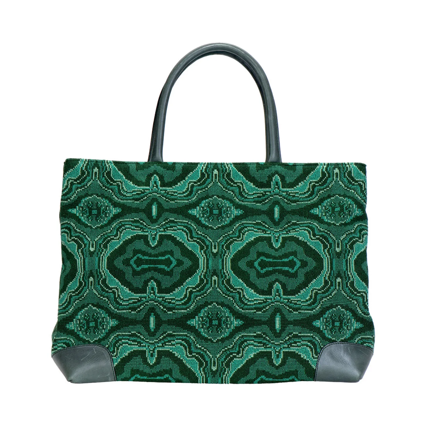 Stubbs & Wootton Totes<Malachite Needlepoint Tote