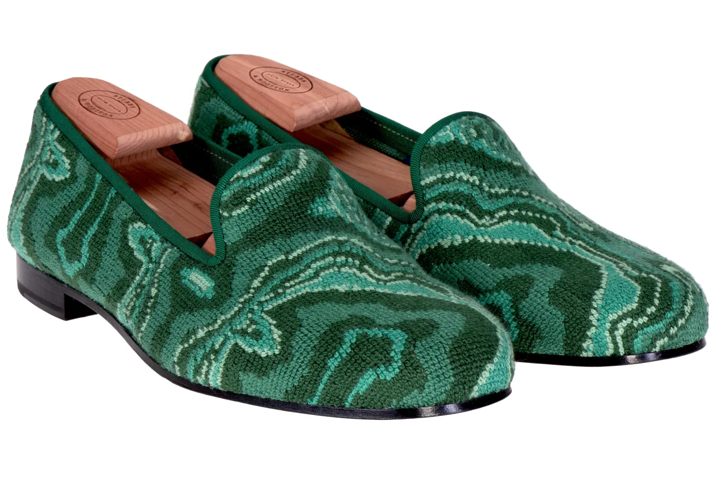 Women Stubbs & Wootton Slipper<Malachite (Women)