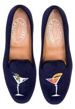 Stubbs & Wootton Slipper<Martini Velvet Slipper (Men)