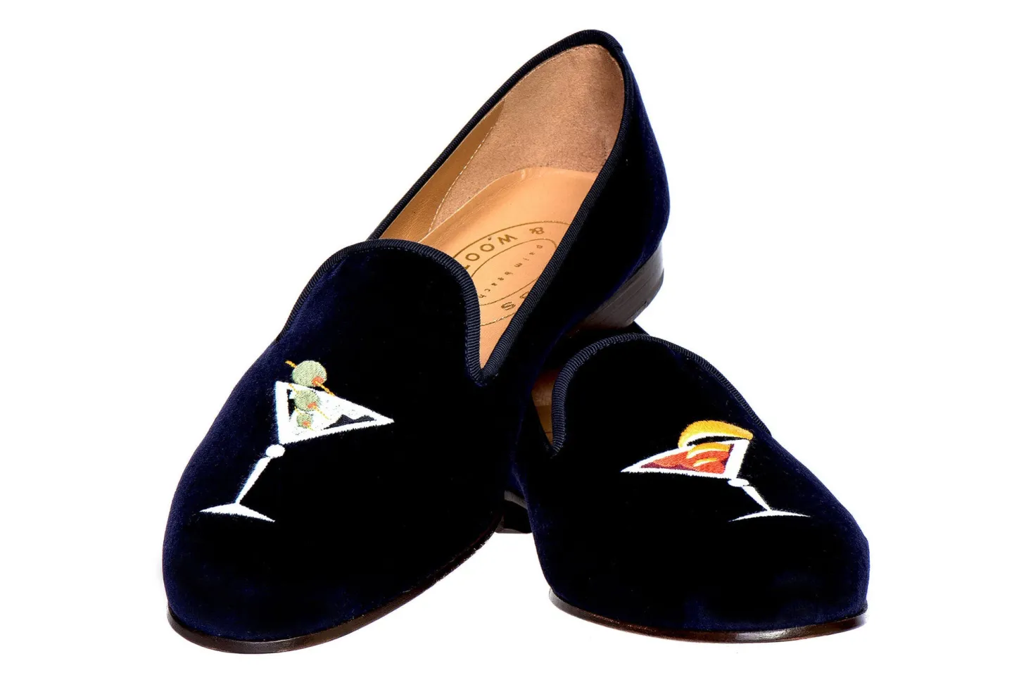 Women Stubbs & Wootton Slipper<Martini Velvet Slipper (Women)