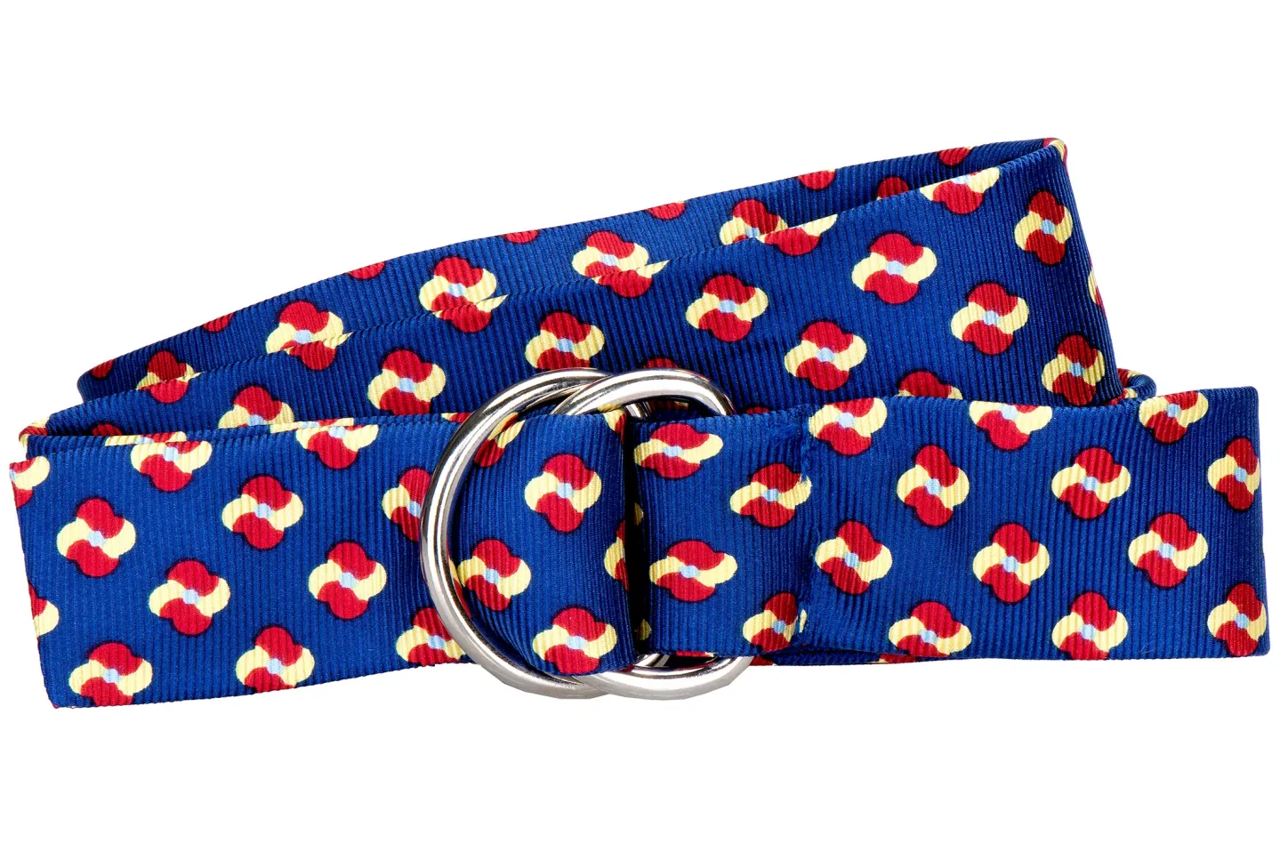 Stubbs & Wootton Belts<Medallion Ocean Silk Belt