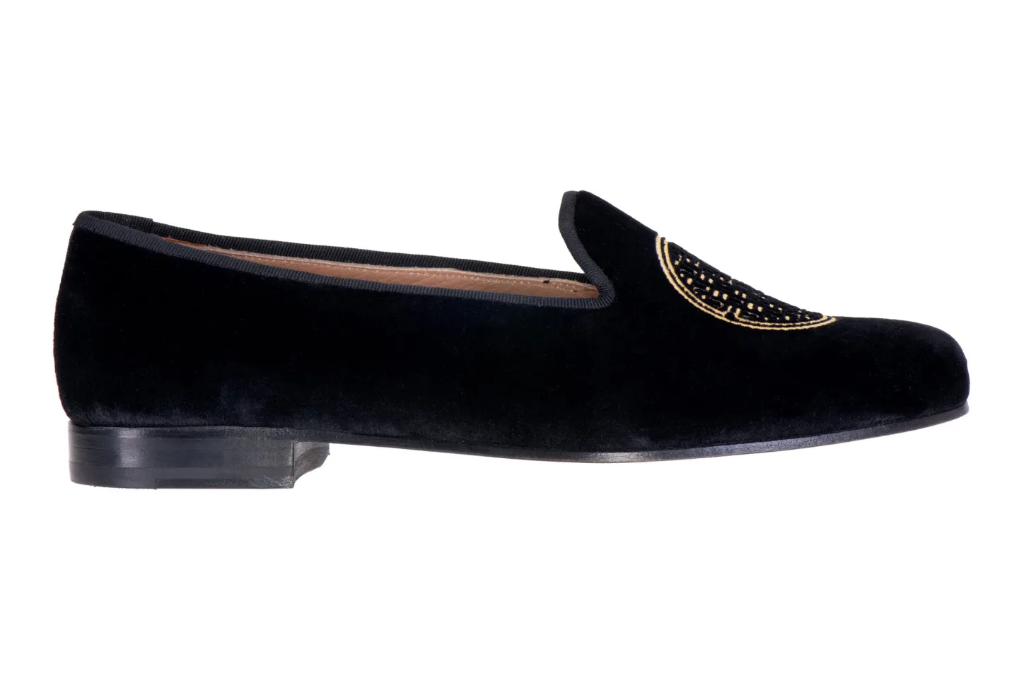 Women Stubbs & Wootton Slipper<Metropolis Gold Velvet Slipper (Women)