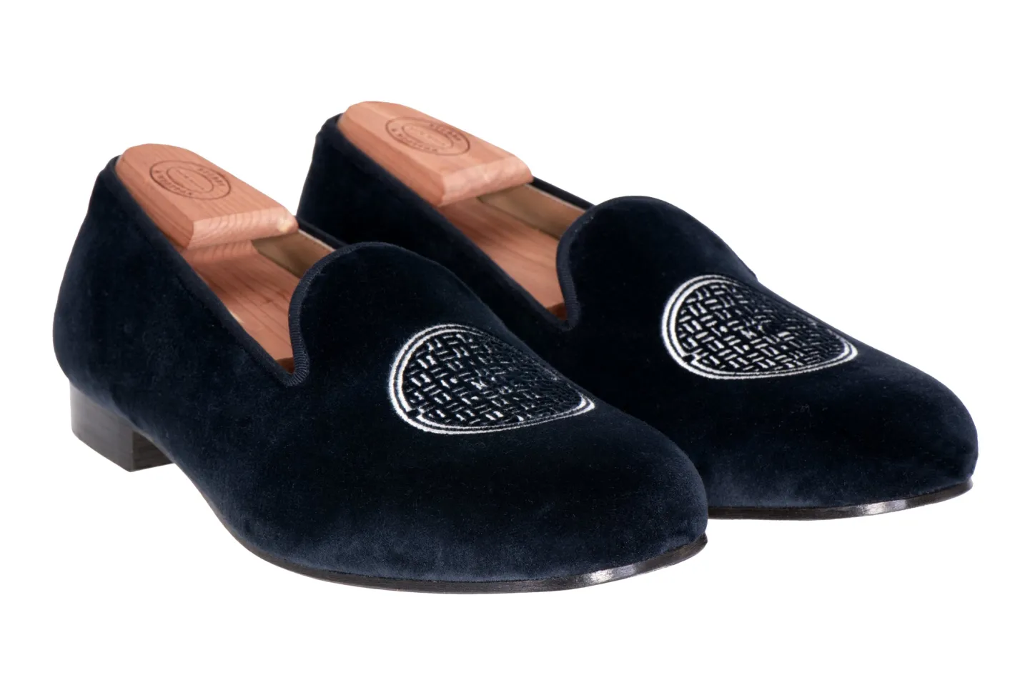 Women Stubbs & Wootton Slipper<Metropolis Nickel Velvet Slipper (Women)