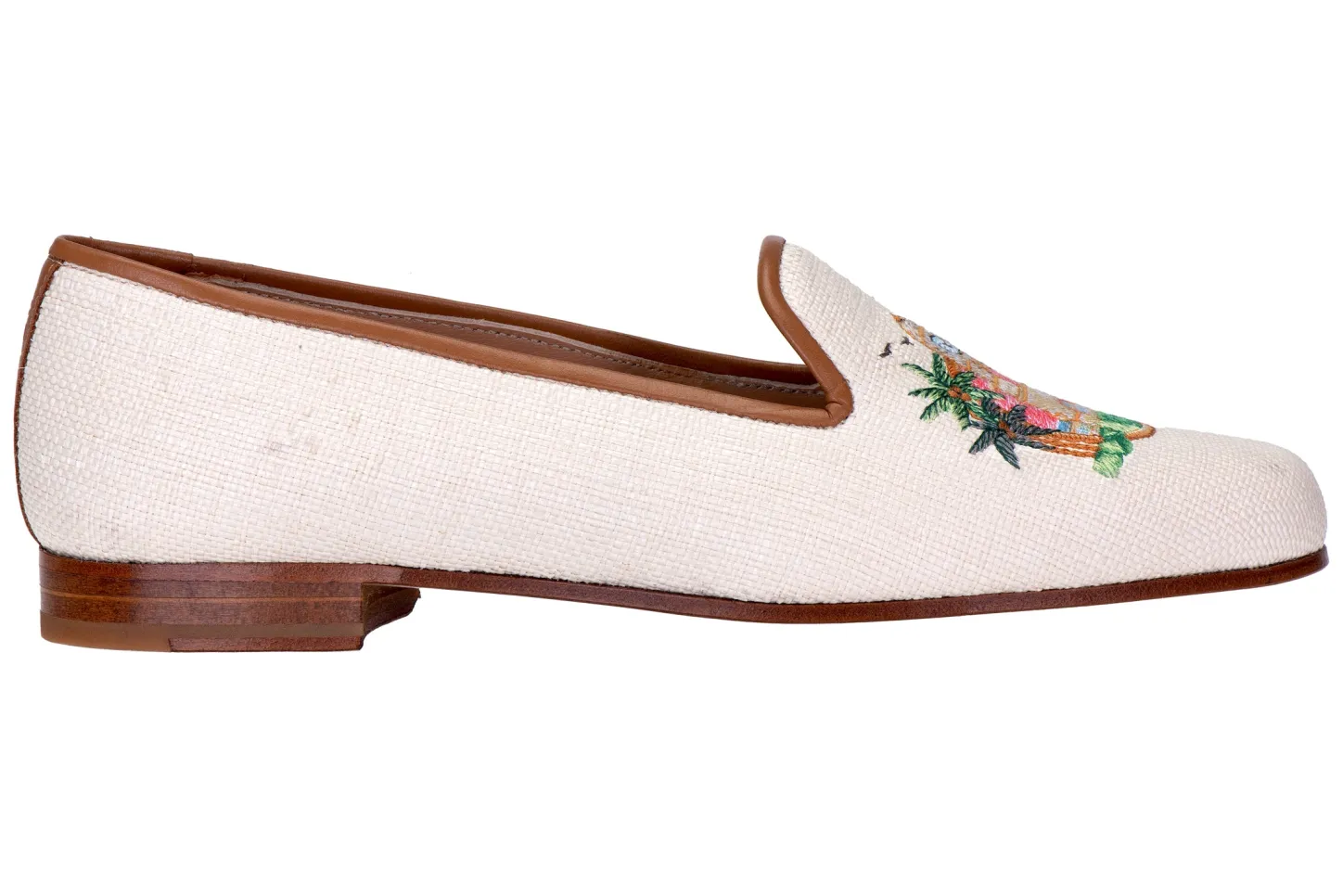 Women Stubbs & Wootton Slipper<PB Clocktower Panama (Women)