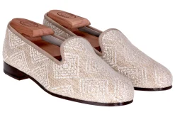 Women Stubbs & Wootton Slipper<Perinne Beige Slipper (Women)