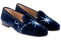 Women Stubbs & Wootton Slipper<Pisces Velvet Slipper (Women)