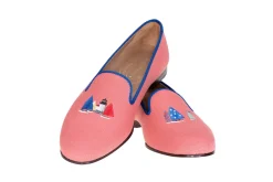 Women Stubbs & Wootton Slipper<Rainbow Fleet Nantucket Slipper (Women)