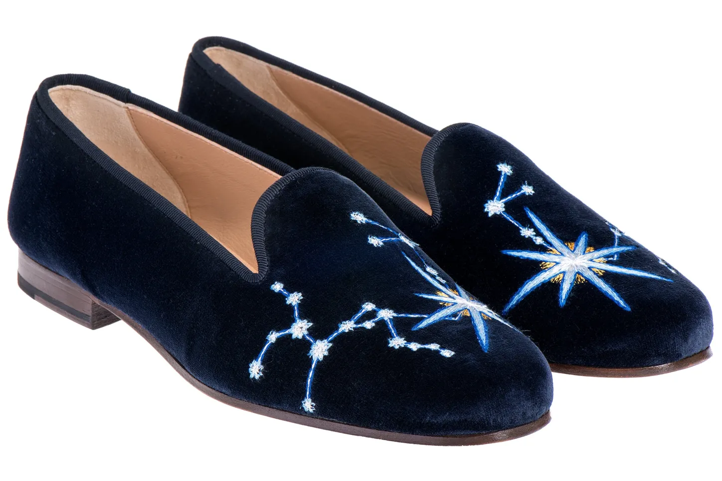 Women Stubbs & Wootton Slipper<Sagittarius Velvet Slipper (Women)
