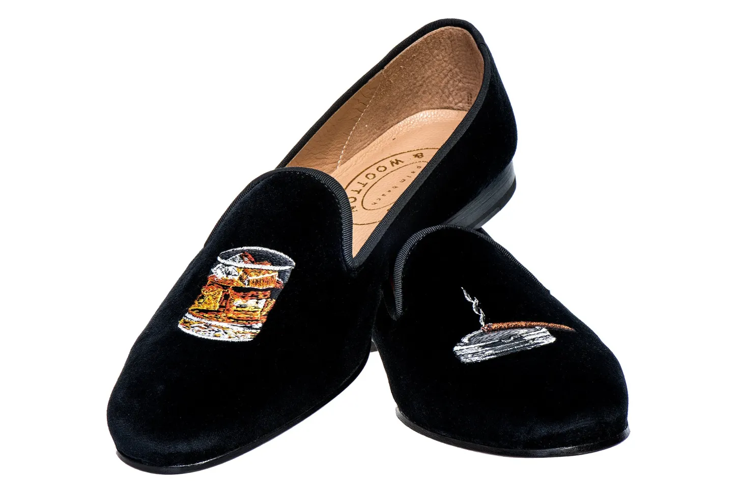 Stubbs & Wootton Slipper<Scotch Velvet Slipper (Wide)