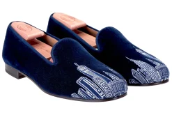 Stubbs & Wootton Slipper<Skyline Velvet Slipper (Men)