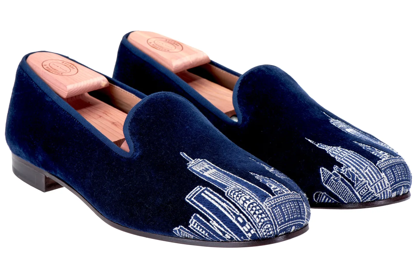 Stubbs & Wootton Slipper<Skyline Velvet Slipper (Men)