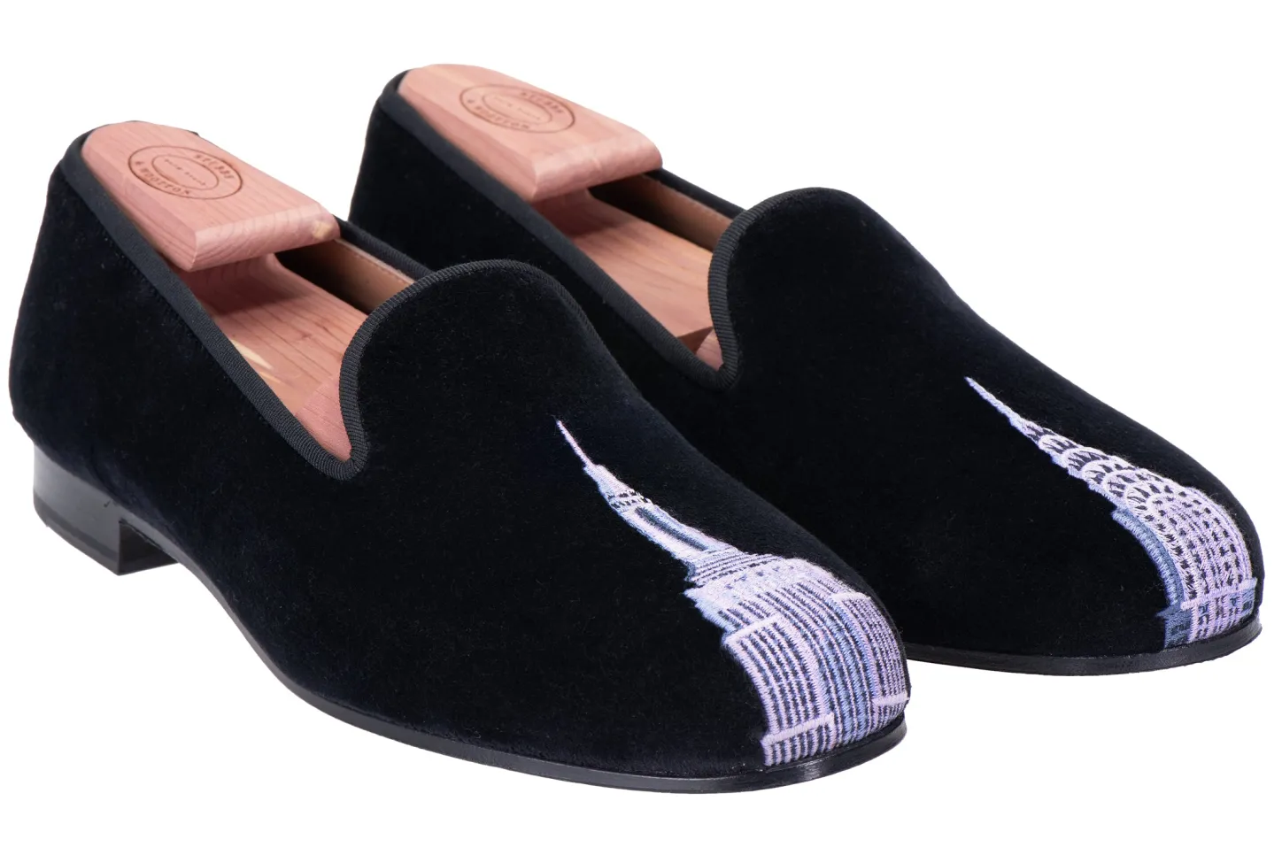 Stubbs & Wootton Slipper<Skyscraper Velvet Slipper (Men)